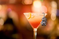Mouse in drink