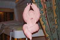 Red monkey towel